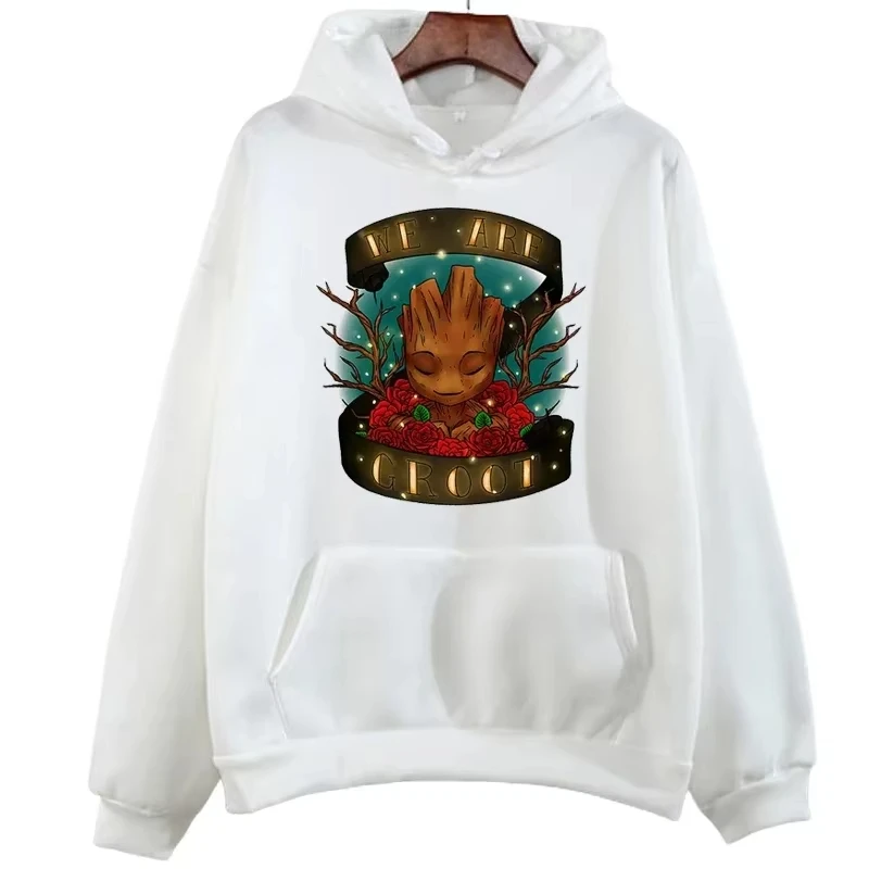 

Толстовка с принтом Marvel с несколькими узорами, повседневная толстовка с рисунком дерева, креативная модная удобная модная пара с мужской спортивной толстовкой