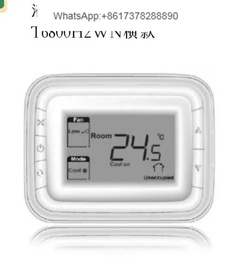 

T6800H2WN Transverse Fan Coil LCD Thermostat Panel