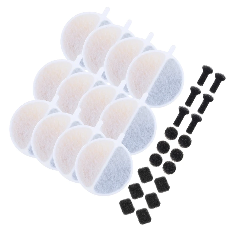 15/30pcs Replacement Filter Dogs Cats Water Drinking Fountain Replaces for Pet Water Fountain Easily to Install&Maintain