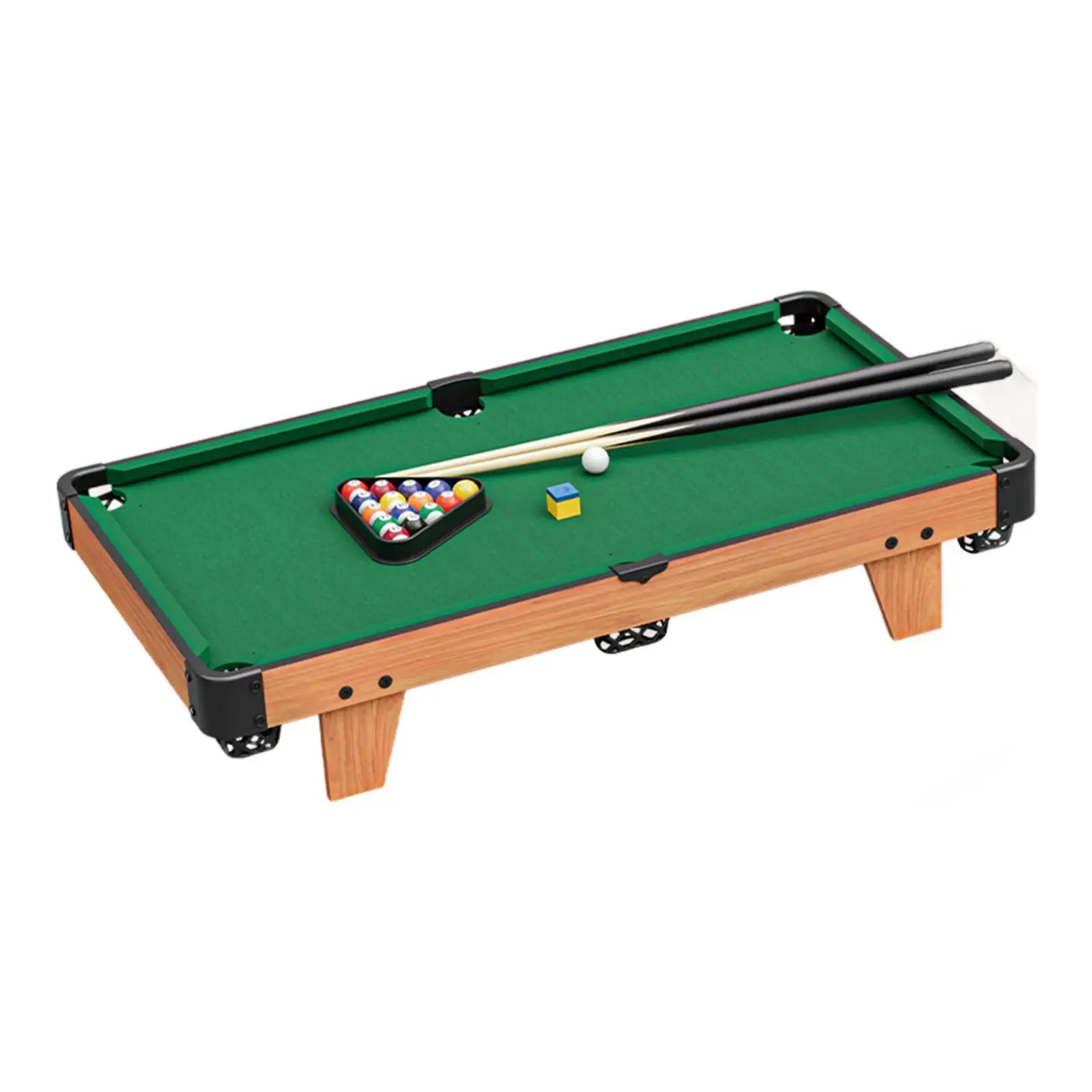 Mini-Pooltisch mit 2 Spitzen, kleiner Billard-Spieltisch für die Familie im Innenbereich