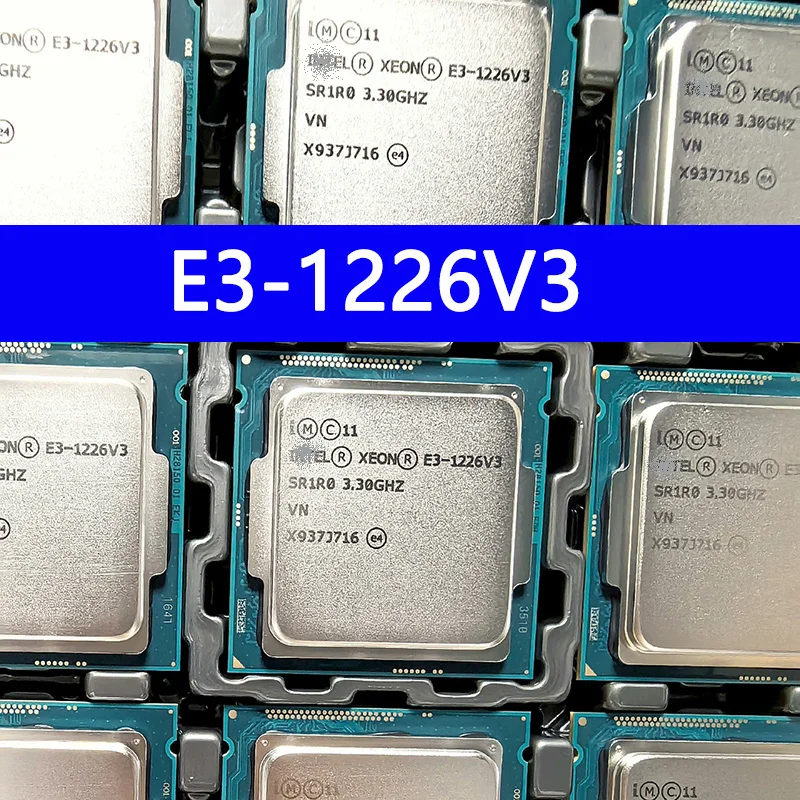 

E3-1226V3 CPU Processor 3.3 GHz Used Quad-Core Quad-Thread CPU L2=1M L3=8M 84W LGA 1150