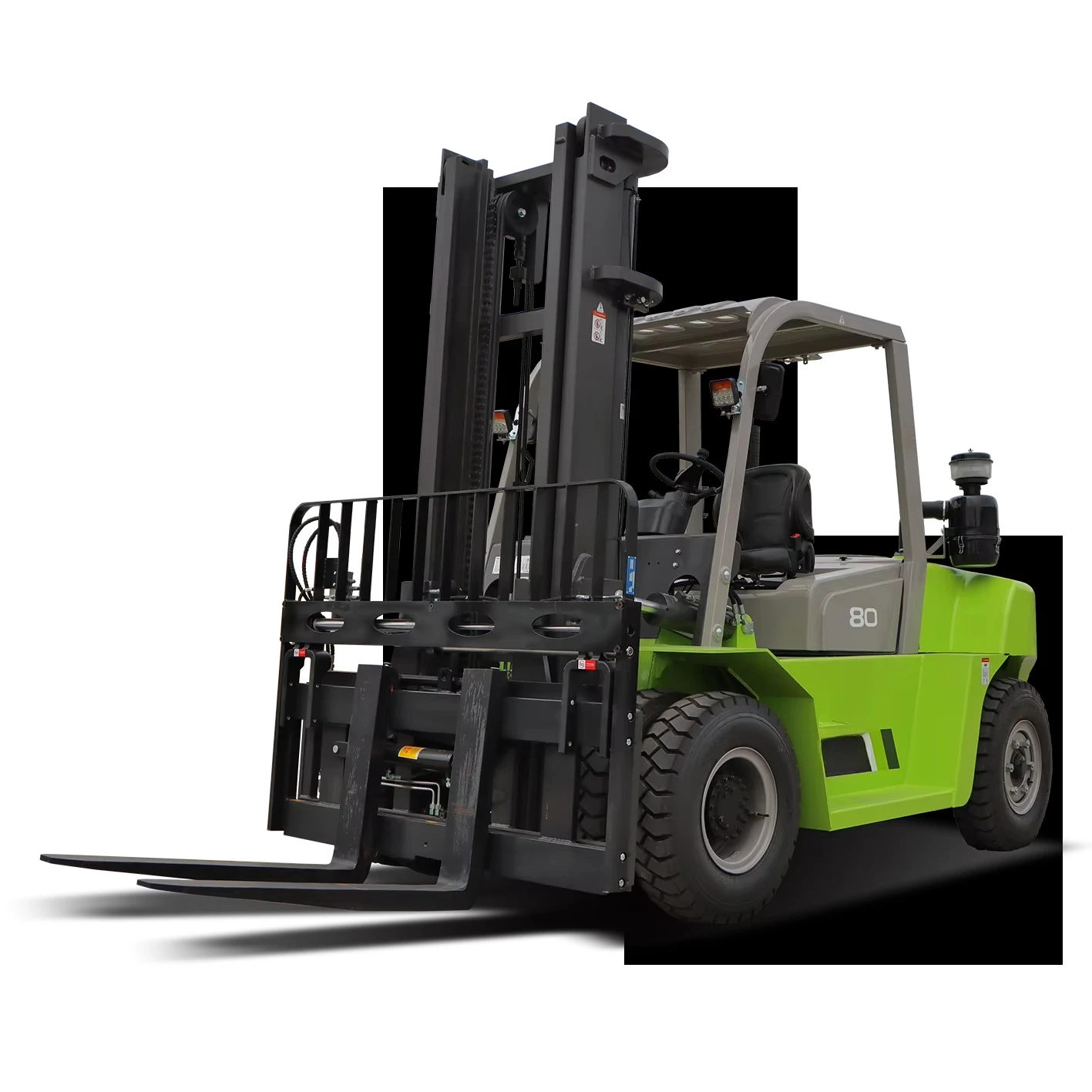 High Quality Zoomlion 8 Ton High Capacity Heavy Duty Forklift With Fuel Efficient Engine And Low Emissions