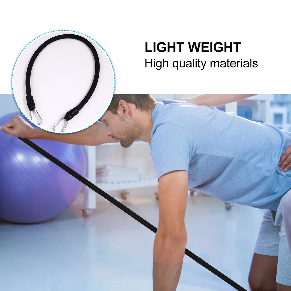 

1Set Training Rope Volleyball Pull Strap Durable Lightweight Fitness Equipment Gym Accessories Muscle Building Exercise Elastic