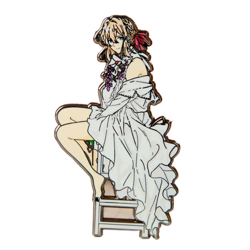 

Anime Figures Alloy Enamel Pins Badge Brooch High Quality Fashion Accessories Ornament Brooches Brooches on Clothes Gifts