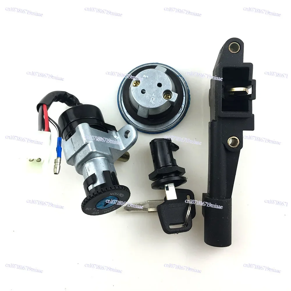 For  JOG 3KJ 5BM 50 Ignition Switch Lock Switch Set Motorcycle Seat Lock Scooter JOG Key Kit