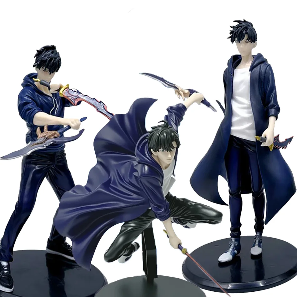 Solo nivelación Sung Jin woo figura de Anime Ore bolalo nivel arriba na Ken Shun Mizushino figuras de Anime muñeca coleccionable en miniatura juguetes regalos