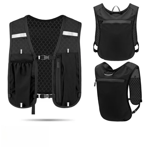 Torba na klatkę piersiową w stylu hip-hop streetwear dla mężczyzn, modna, wodoodporna, taktyczna kamizelka, plecak z funkcjami przechowywania, nylonowe kieszenie.