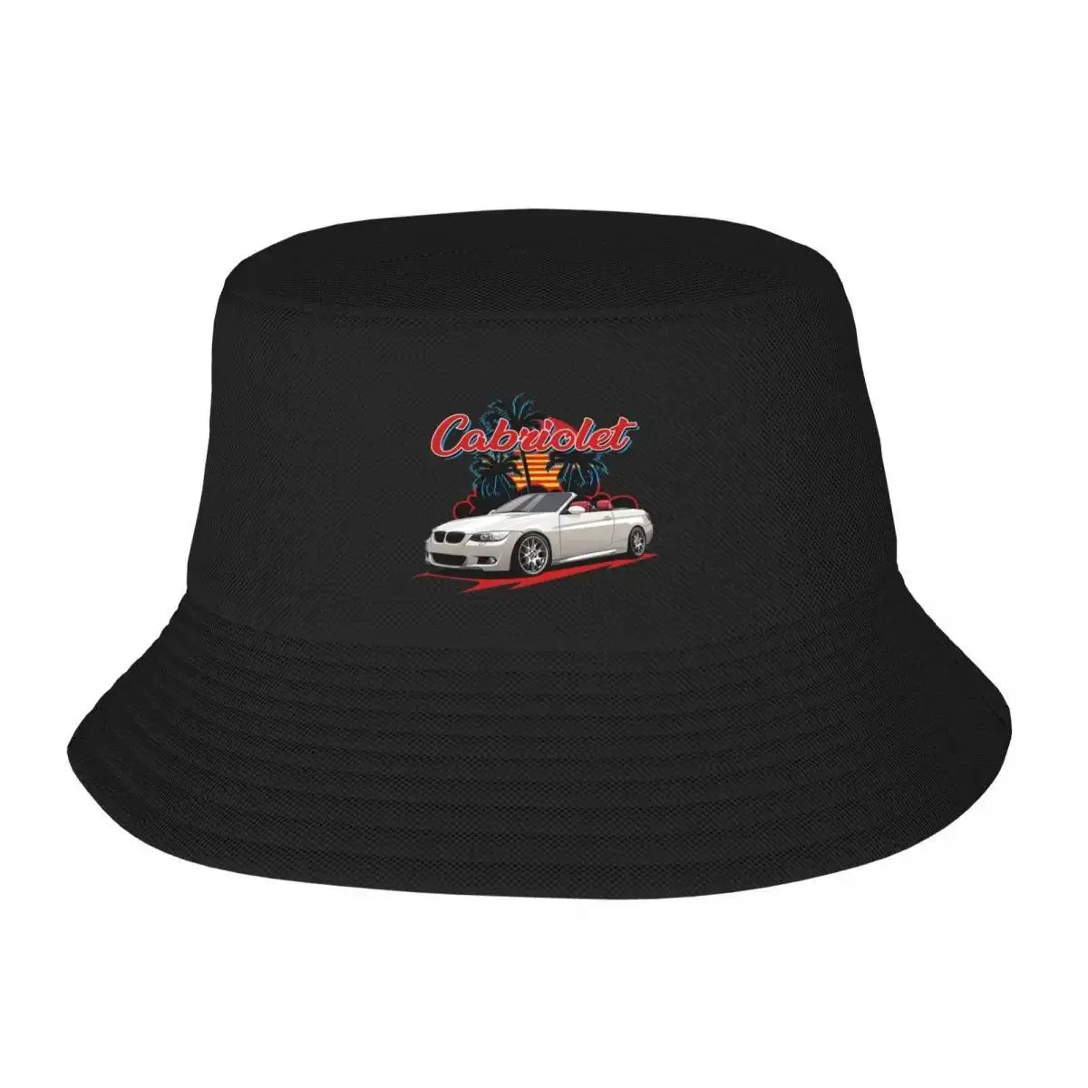 

2025 New M3 Convertible E93 (White) Bucket Hat Sunscreen Horse Hat Elegant Women's Hats Men's