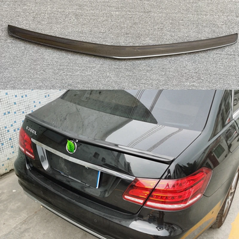 

For Mercedes-Benz E-Class W212 4Door Sedan AMG Style Carbon Fiber Rear Spoiler Trunk Wing 2009-2016