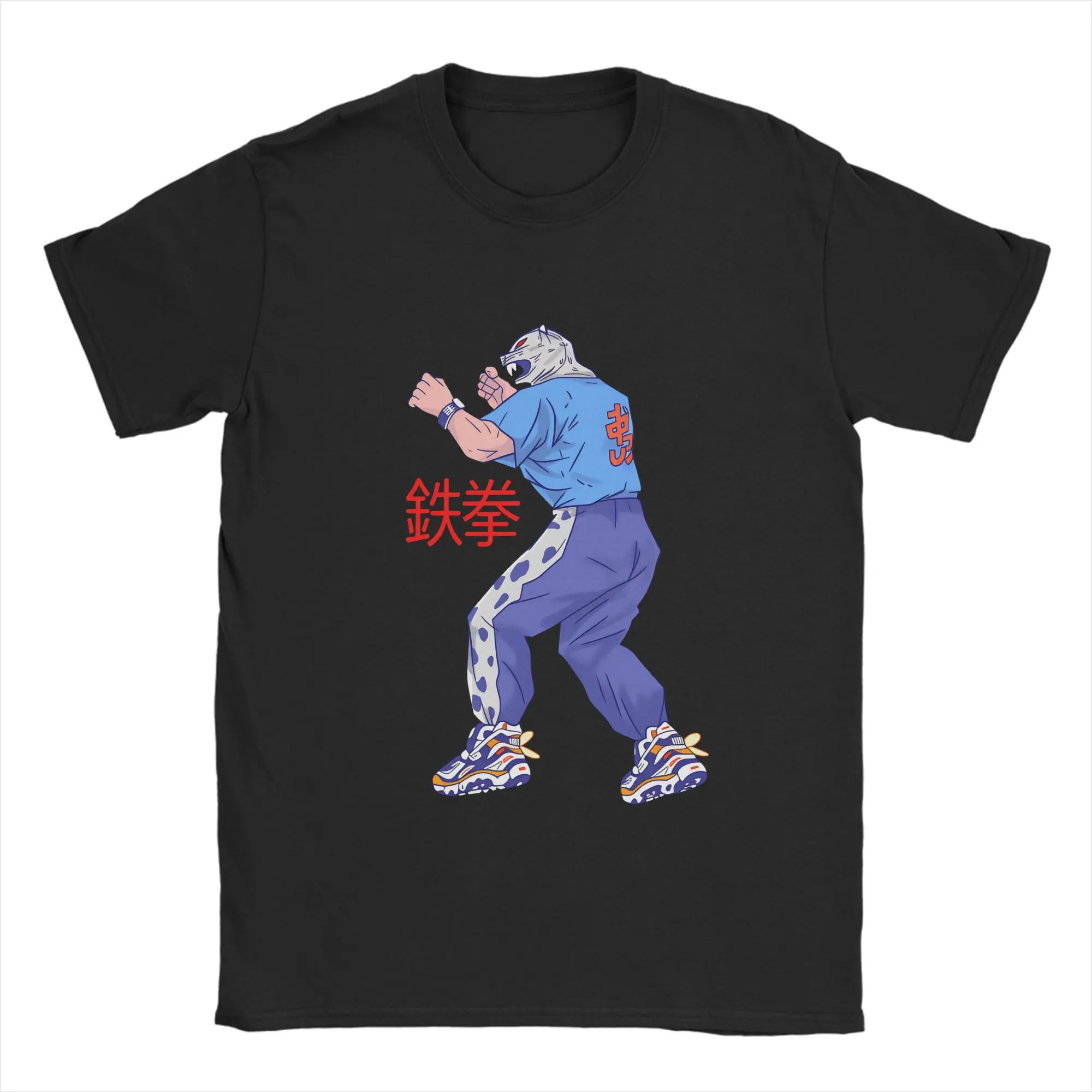 Camiseta divertida del juego Tekken para hombre, camisetas de algodón puro con cuello redondo, camiseta de manga corta, ropa para adultos