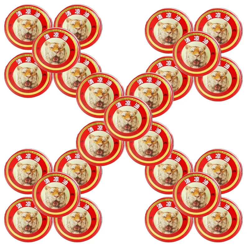 

5/20/30pcs Natural Tiger Cream Essential Oil for Treating Influenza, Cold, Headache, Dizziness, Muscle, Tiger Cream Fragrance