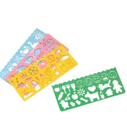 3Pcs Children's Drawing Template Plastic Ruler Learning Educational Toys Magic Board Kids Crafts and Arts Child Manual Activity