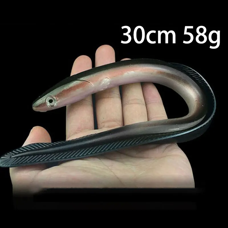 

AS Soft Lure 30cm58g Bimoo Luminous Eel Sabiki Rigs String Hooks Lure Fishes Saury Squid Mackerel Scad Saltwater Fishing Tackle