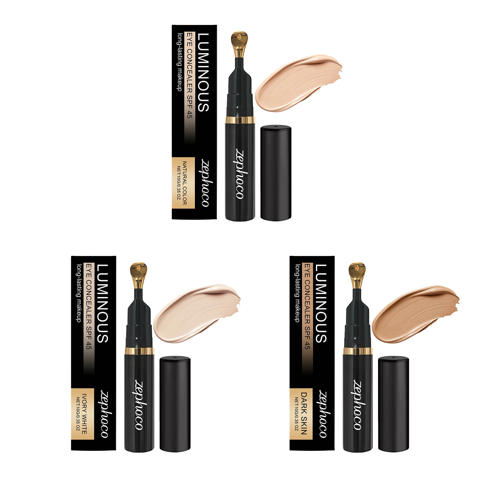 目の下のクマをカバーするアイコンシーラー シミ ニキビ フルカバー 溝の修復 アイメイクアップ フェイス化粧品