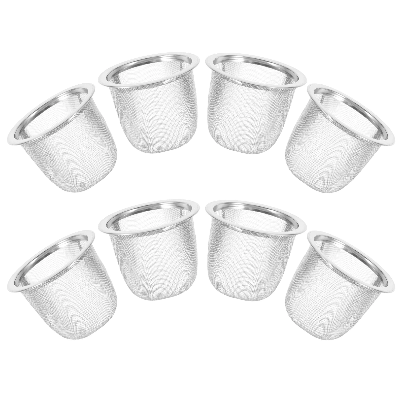 

8 Pcs Diffusers Infuser Removable Pitcher with Lid Tea Leaker Cup Accessory Stainless Steel Filter Sturdy Strainer Colander