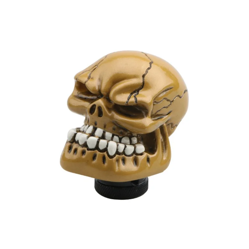 Skull Shape Head shift knob Car Accessories Decoration Car Manual Gear Stick Shifter Lever Knob