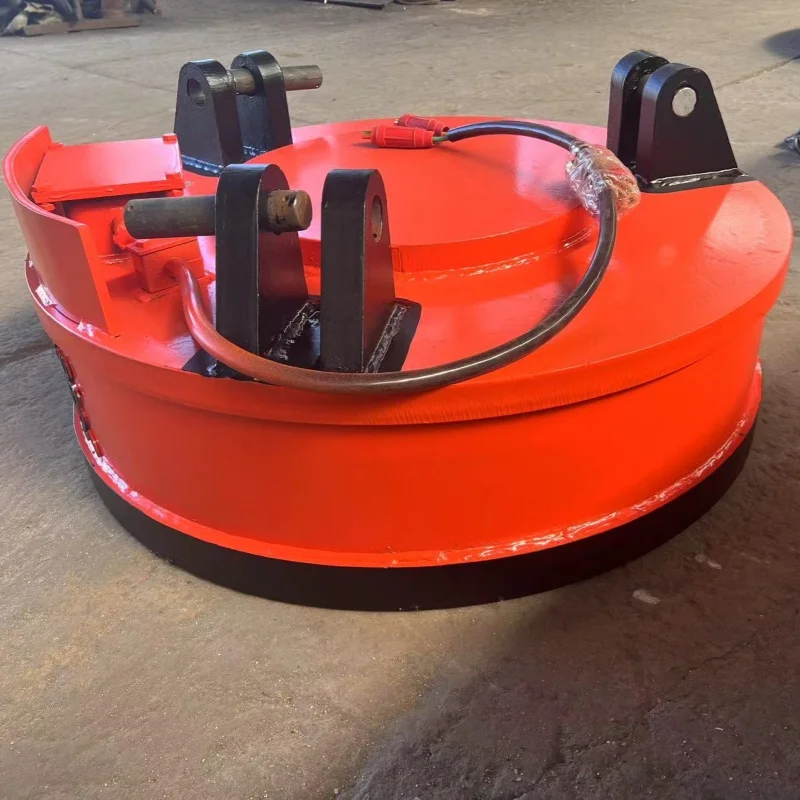 Hydraulic Excavator Magnet Excavator Hydraulic Lifting Factory Price for Construction Site Steel Pipe Alloy Material Lifting