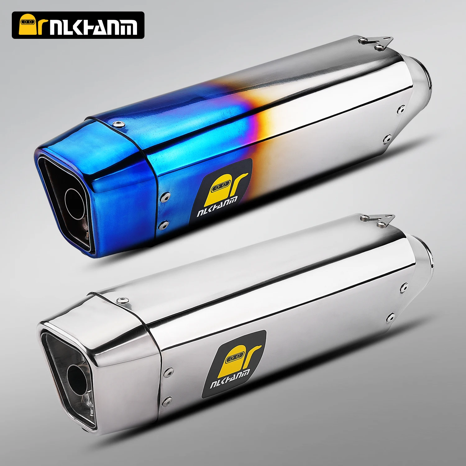 Universal motorcycle Exhaust NlkHanm T-Star Ti. Muffler Escape Tail Pipe with DB Killer For NINJA400 800NK CB400F FZ6 GSX1300