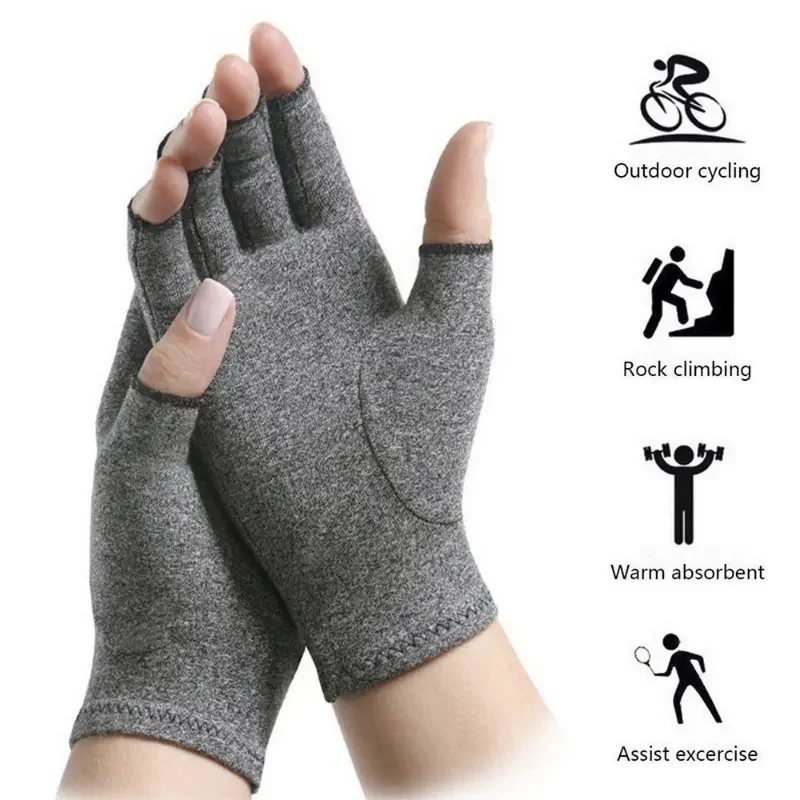 Outdoor Cycling Protective Gloves with Half Finger Anti Slip Design for Easy Use Fully Wrapped Hand Protection