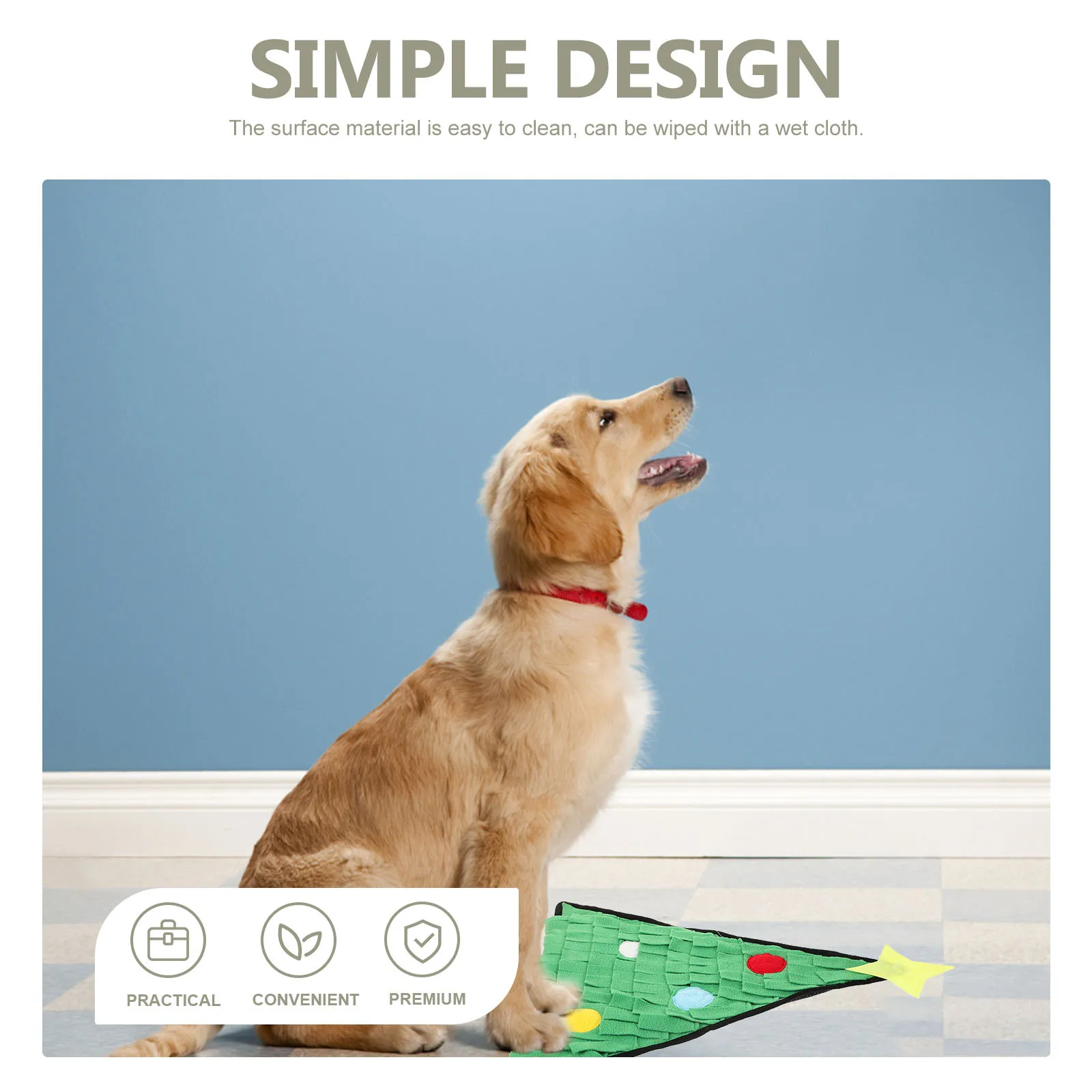 

Dog Snuffle Mat Bright Colorful Cartoon Style Slow Feeder Feeding Mat Foraging Blanket Pet Sniffing Pad Household Foraging Pad