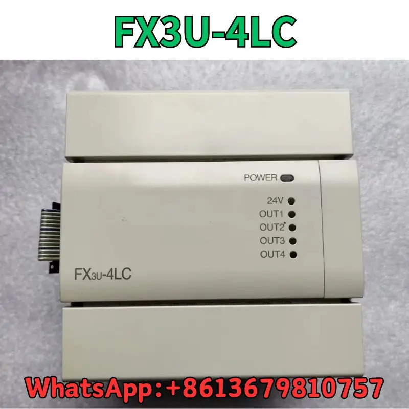 

Used PLC FX3U-4LC test OK Fast Shipping