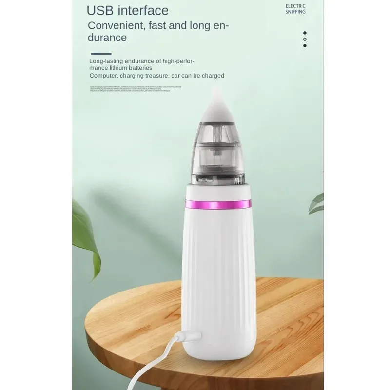 3-in-1 الكهربائية الأنف الشافطة أواني صامتة الصحة الطفل امتصاص المعدات أدوات العناية السلامة عائق الأنف الأنظف