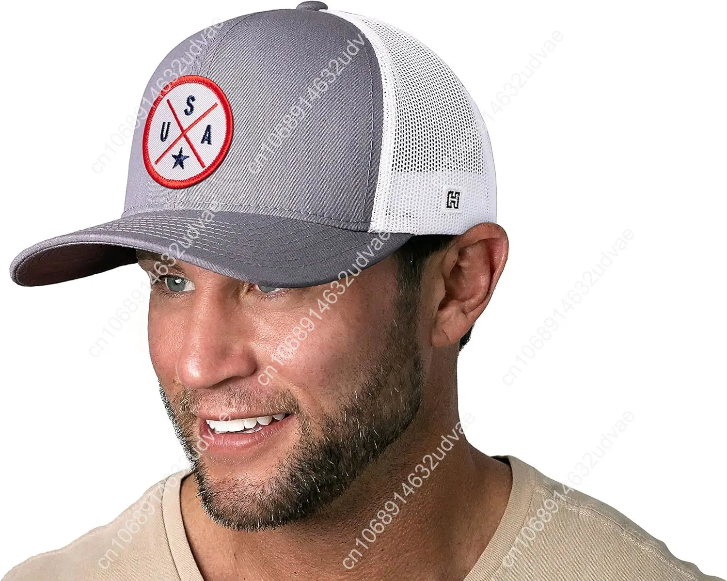 State City Trucker Hat for Men & Women, Adjustable Baseball Hat, Mesh Snapback, Sturdy Outdoor Black Golf Hat