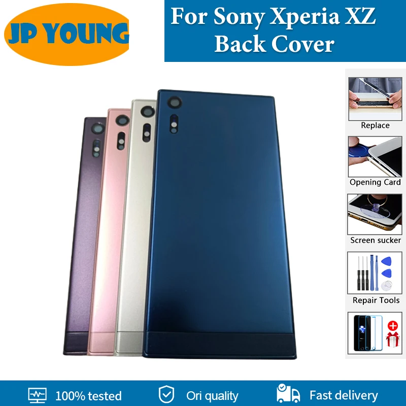 Original Back Cover For Sony Xperia XZ Back Battery Cover F8331 F8332 SO-01J SOV34 601SO Back Door Phone Rear Case Replacement