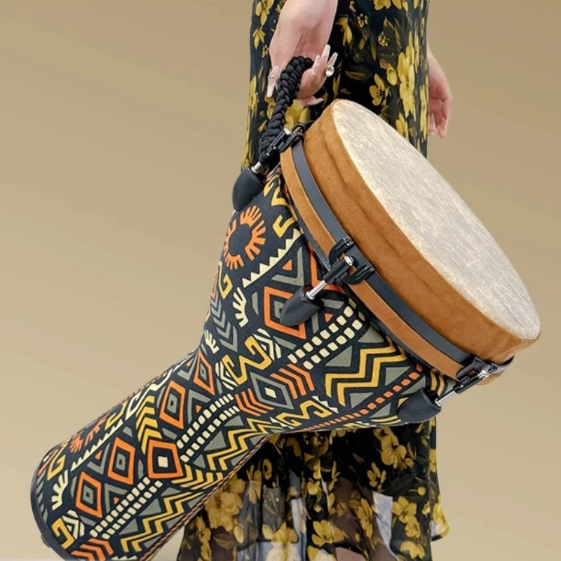 

12 Inch African Drum Large Traditional Sound Healing African Drum Adult Beginner Djembe Drums Professional Percussion Instrument