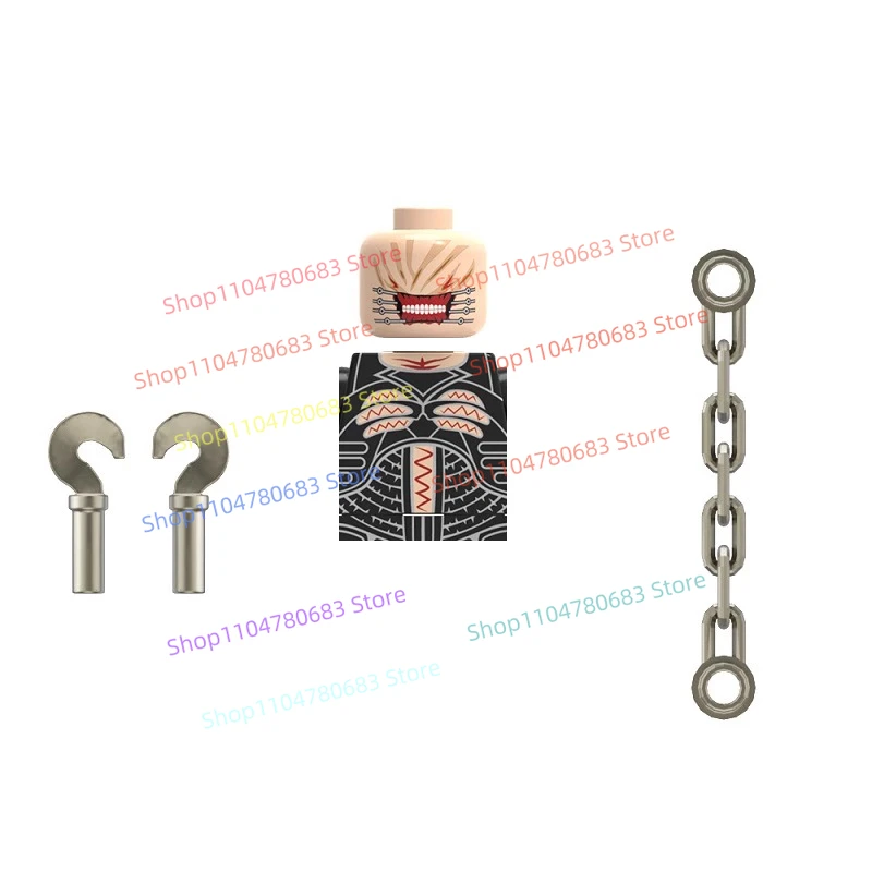 ตัวต่อ MOC ฮาโลวีน แม่ชีปีศาจ มินิฟิกเกอร์ ชุดประกอบโมเดล ของตกแต่ง อนิเมะ การ์ตูน ของเล่นตกแต่ง ของขวัญวันหยุด ของสะสม