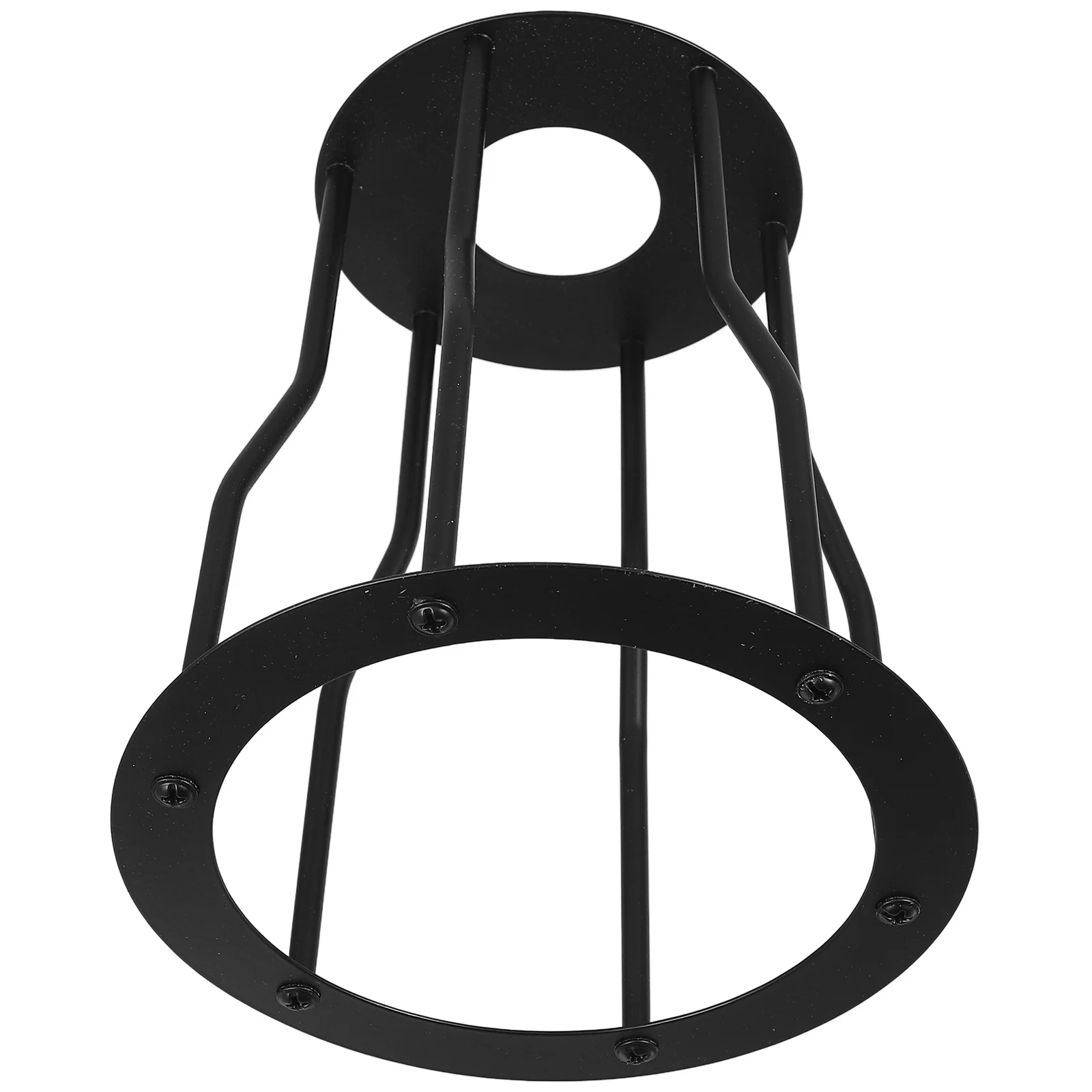 Paralume in ferro resistente Copertura leggera in metallo creativo Design unico vintage a gabbia per uccelli per bar di casa, portico, negozi di pentole calde