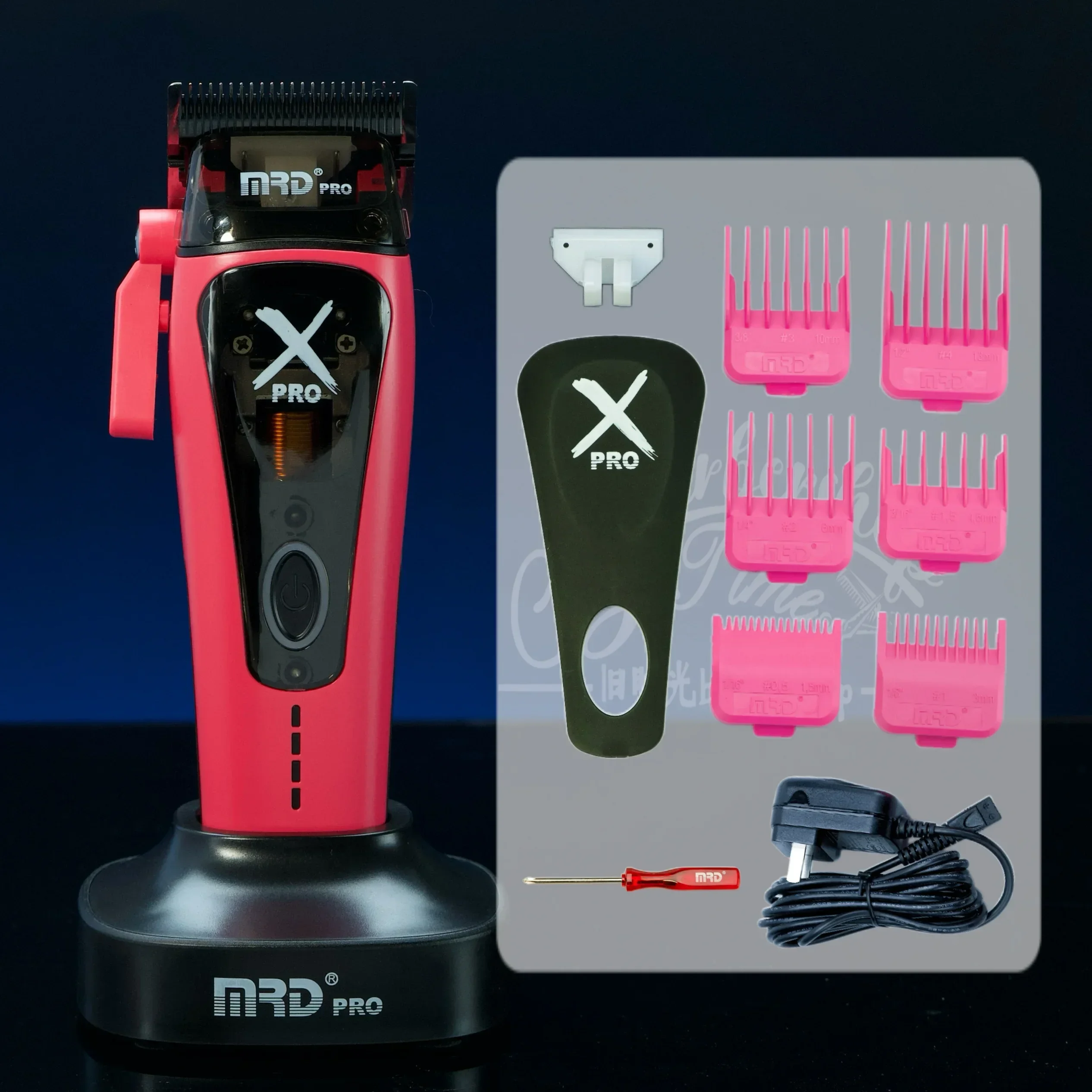 MRD CLIPPER X PRO Hair Clippers,Professional Vector Motor Cordless Hair Clipper with Intuitive Torque Control