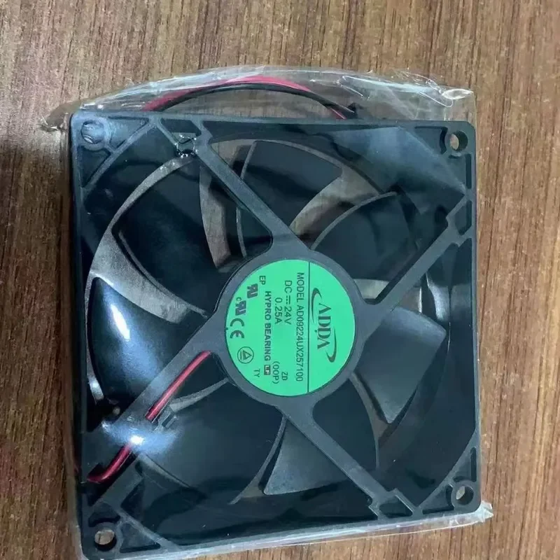 for ADDA AD09224UX257100 9025 24V 0.25A Double Ball Bearing Cooling Fan for Elevator Inverter