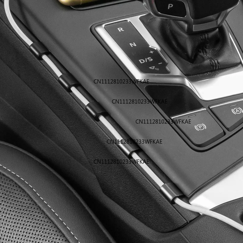 Car data cable buckle, retainer, cable manager, mobile phone charging cable buckle, free punching and seamless storage