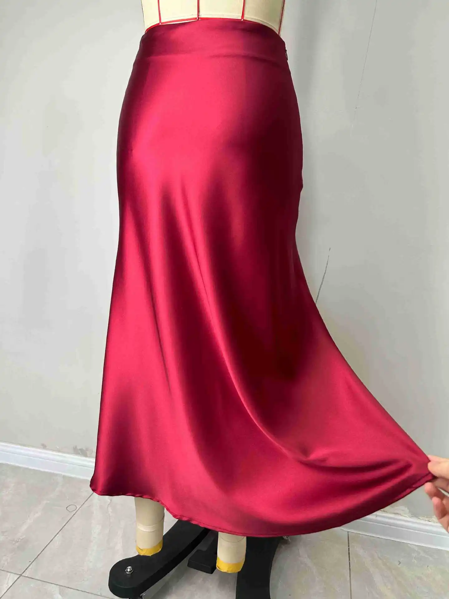 Burgundy Skirt