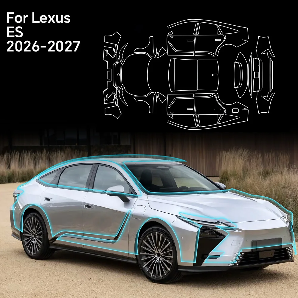 PPF For Lexus ES 2026 2027 Car Paint Protection Film Clear Protective Body Sticker Anti-scratch TPU Bra Kit Accessories