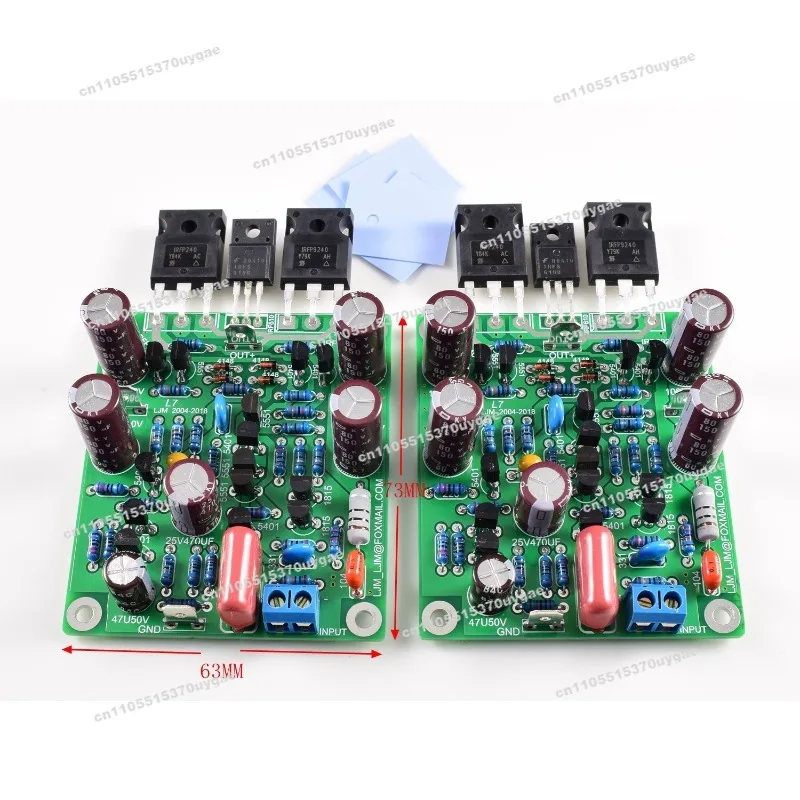 L7 High Speed, FET, Power Audio Amplifier, Two Channel
