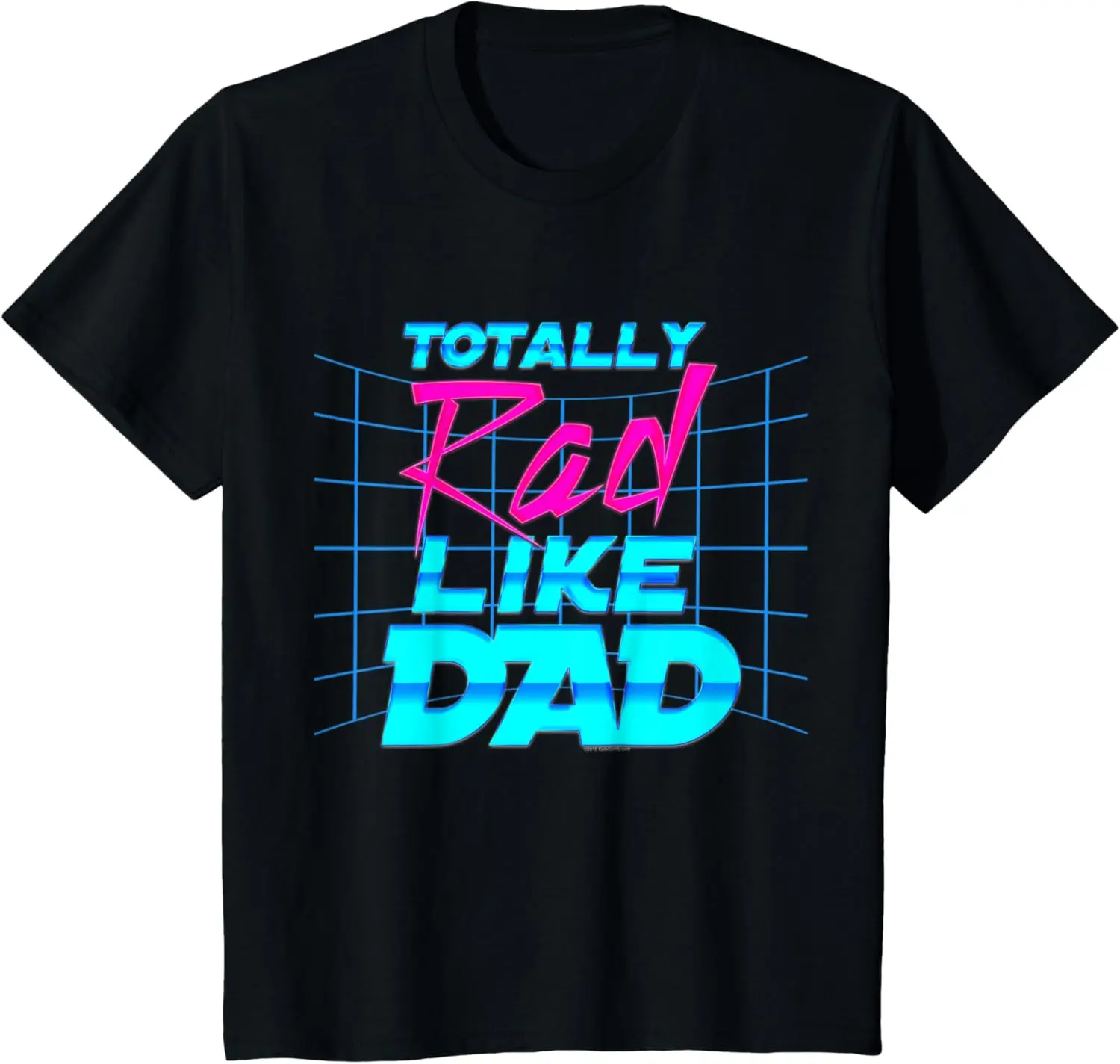 

Kids Totally Rad Like Dad Retro 80s Fathers Day Shirt for Sons T-Shirt