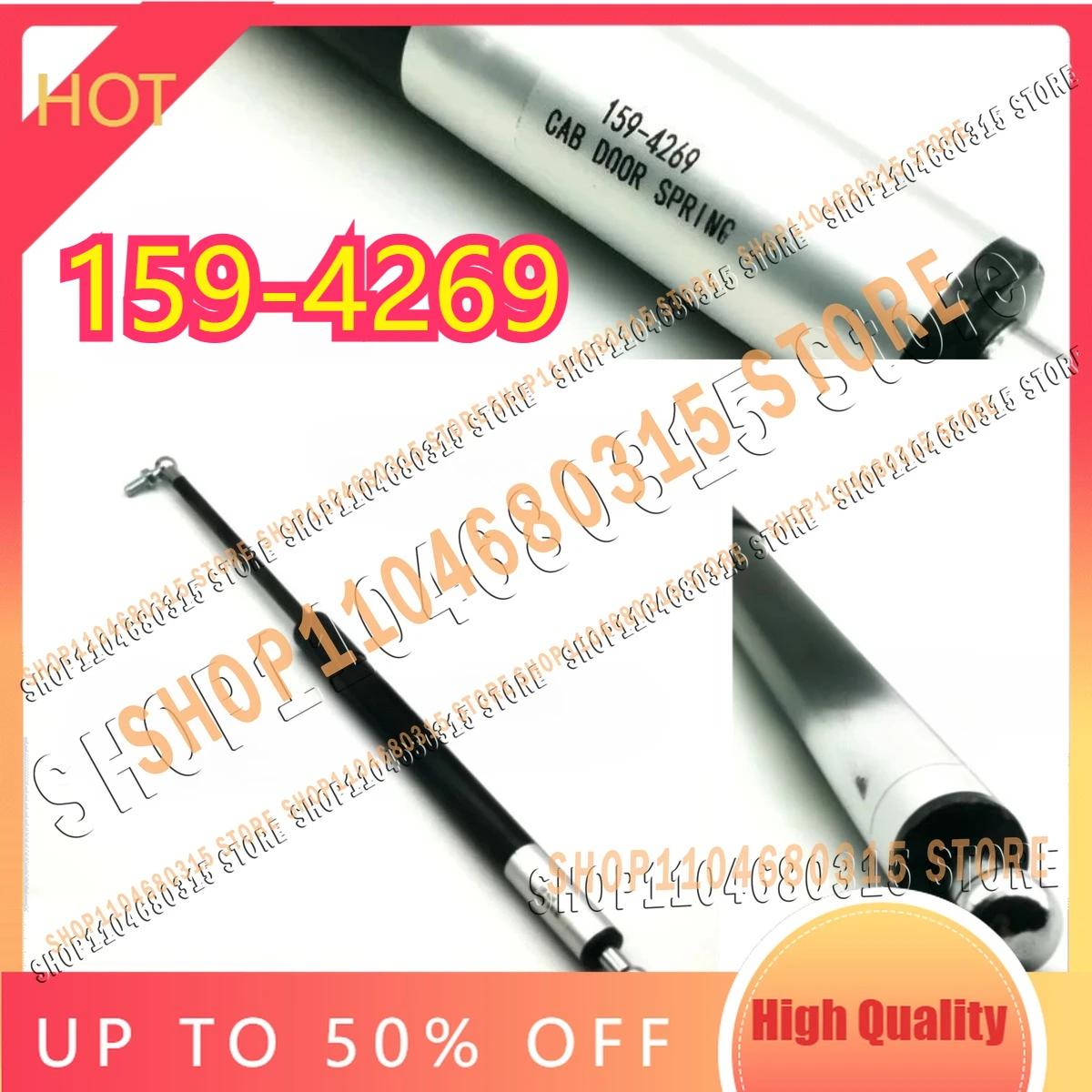 159-4269 High Quality Cab Door Gas Spring Fits 414E/416C/416D/416E/420D/420E/420F/422E/426C/428C/428D/428E/430E/442D