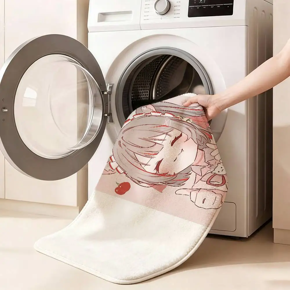 Kawaii N-Neneko Mashiro S-StelLive Short Plush Anti-Slip Rug Soft Machine Washable Floor Mat Home Decor 4