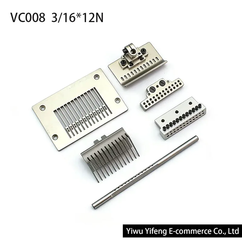 

SIRUBA VC008 3/16×12N Needle Position Gauge Set, Elastic Band Car Feed Wheel Kit, Suitable for Waist Pulling Sewing Machine