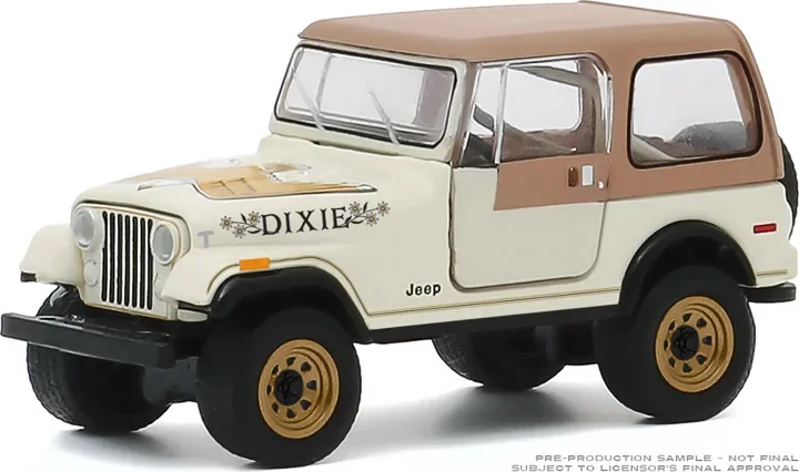 1: 64 1979 Jeep CJ-7 Golden Eagle Dixie Diecast Metal Alloy Model Car Toys For Gift Collection