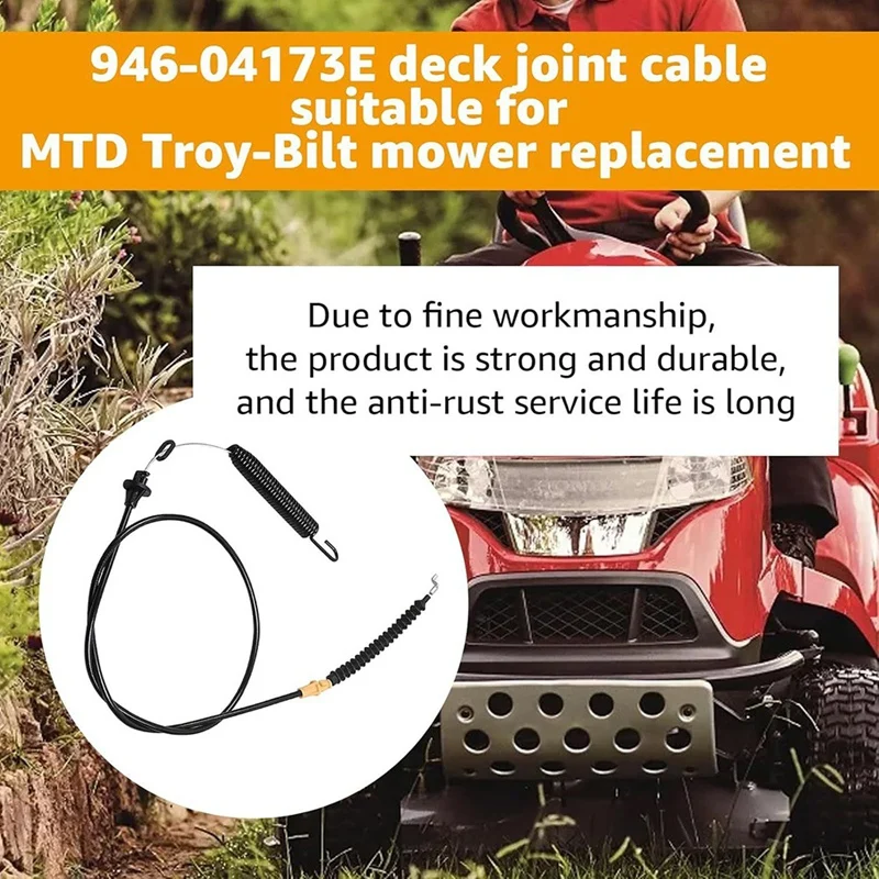 ABNO-Mower Throttle Cable For MTD 946-04173E 746-04173E Deck Engagement Cable Lawn Mower Parts Deck Cables Garden Power Tools