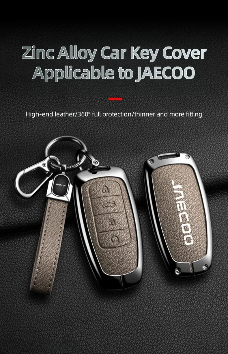 Zinklegierung Schlüsselhülle für Chery JAECOO J7 J8 Schlüsselabdeckung Arrizo Tiggo 8PRO Tiggo 9 Omoda S5 Schlüsselanhänger Zubehör – Detail 1