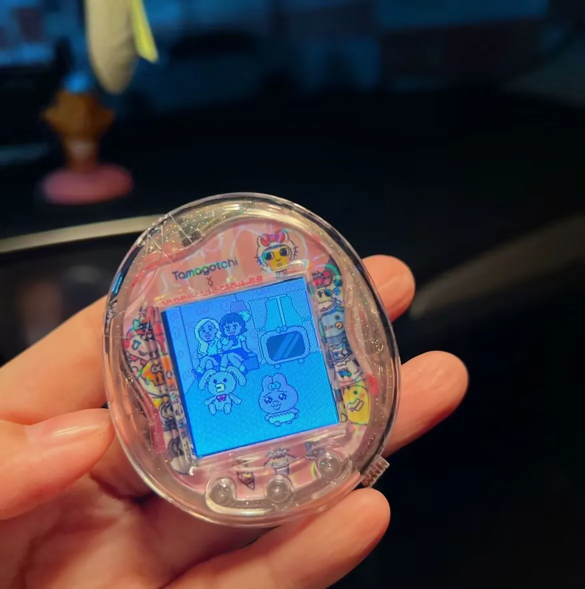 반다이 타마고치 스파클링 핑크 유니 교체용 쉘 (쉘만, 내부 칩 없음)