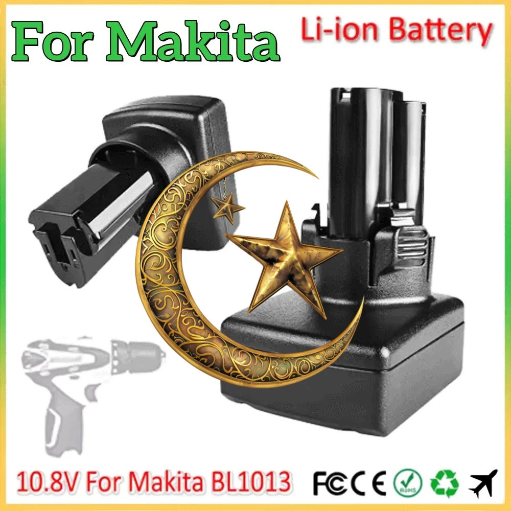 

Сменный аккумулятор для Makita Powtree 10,8 В, 6000 мАч, BL1013, BL1014/BL1015, литиевый инструмент, электрическая дрель, винтовая батарея