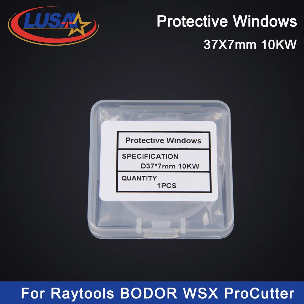 Imagem -02 - Lusai Proteção Windows e Lente de Proteção Laser Fiber Procutter Raytools Wsx Procuuter Ospri P059558601 D37 x mm 10kw