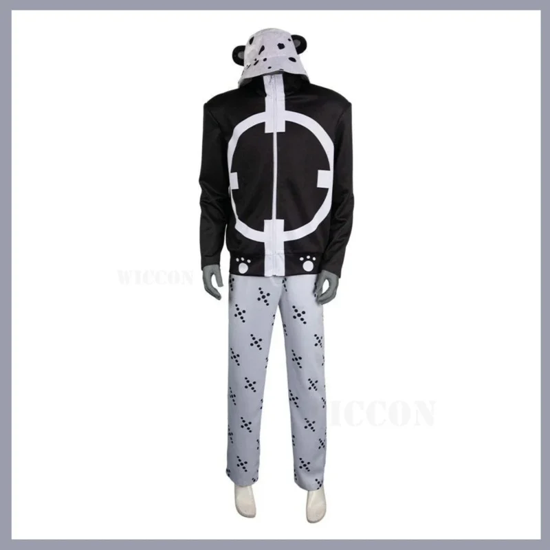 DY2025 أنيمي بارثوليميو كوما تأثيري حلي شربات Royaume Pacifiste معطف أسود قبعة موحدة مجموعة كاملة الكبار