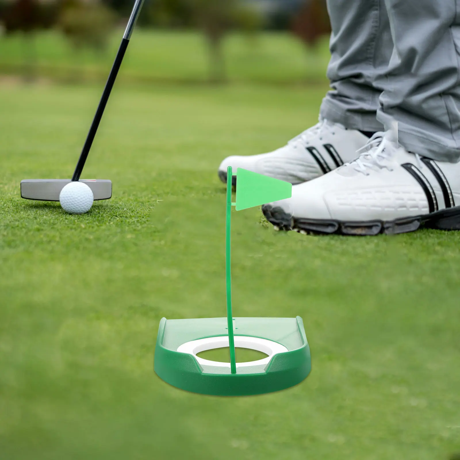 

Golf Putting Hole Cup Indoor Practice Tool Plastic Training Aid For Home Office Club Sport Gadget Accessory Regulation Size