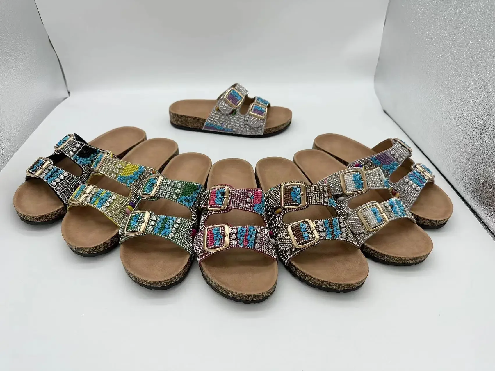 Trendy Double Buckle Ethnic Cork Slippers for Fashionable Beach Days 17 S43c90345e8684df7a1a1127b8c6fce5dw Trendy Double Buckle Ethnic Cork Slippers for Fashionable Beach Days